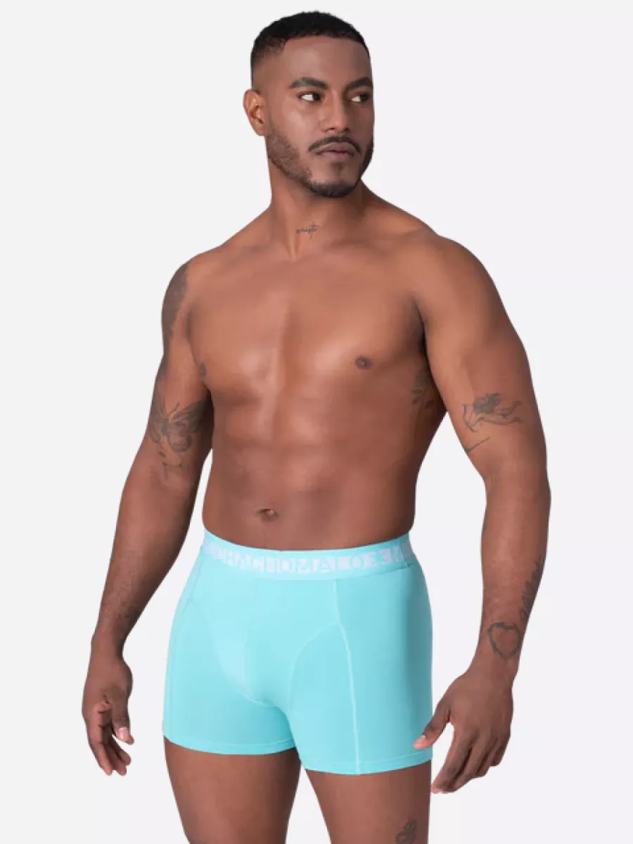 MUCHACHOMALO-Men 3-pack boxer shorts solid-Solid1010-657-BLAUW