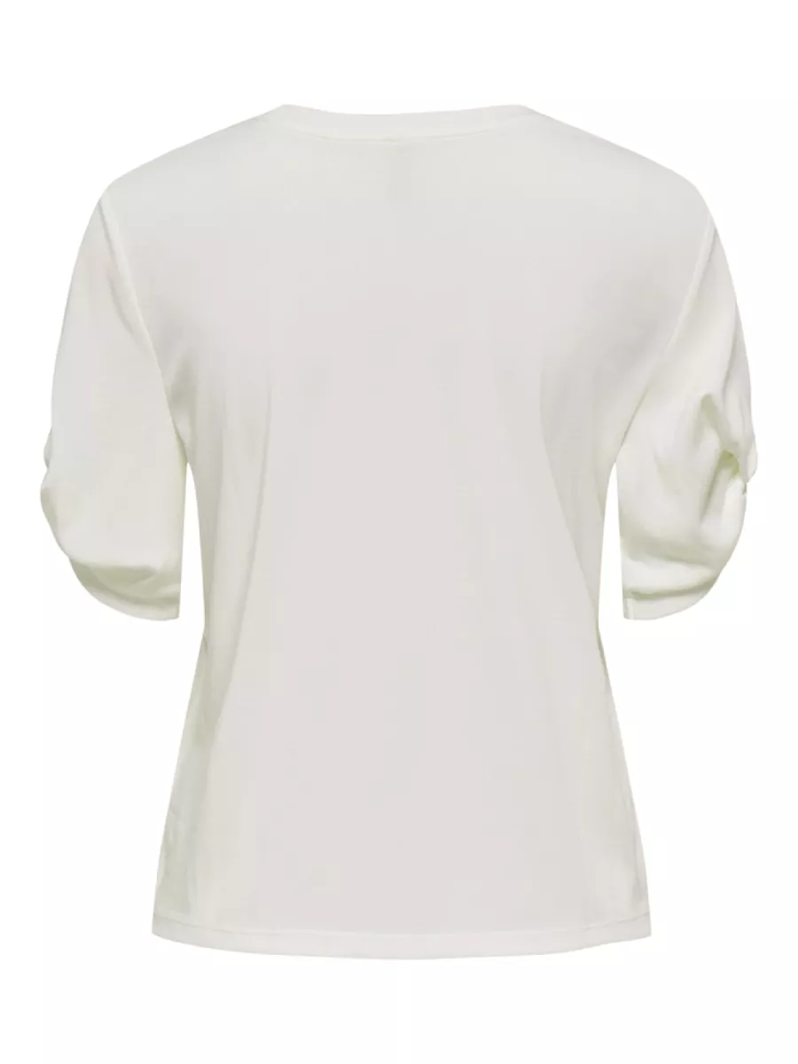ONLY-ONLFREE LIFE S/S CREATE TOP BOX JRS-15349921-Cloud Dancer-CREME