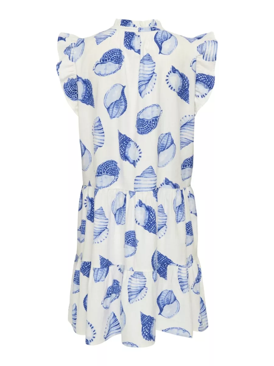 ONLY-ONLVERA CAPSL SHORT DRESS WVN-15360785-Cloud Dancer-CREME
