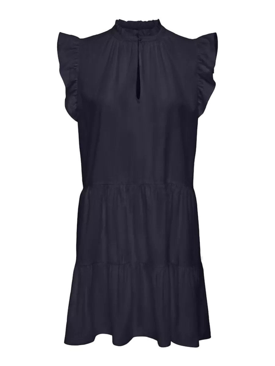 ONLY-ONLVERA CAPSL SHORT DRESS WVN-15360785-Night Sky-MARINE