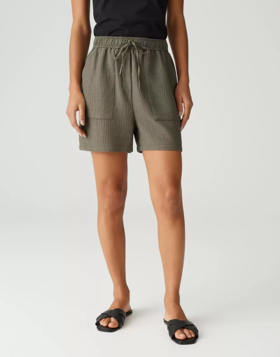 Opus-Melane shorts-10403513096344 Melane shorts-30034 Olive leaf-OLIJF