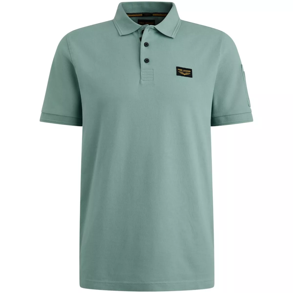 PME LEGEND-Short sleeve polo trackway polo-PPSS2505899-5149 Cameo blue-BLAUW