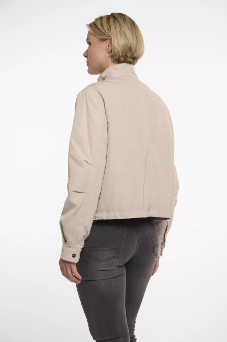 RINO & PELLE-Bomber Jacket-Jitske.7002521-Fog Grey-GRIJS