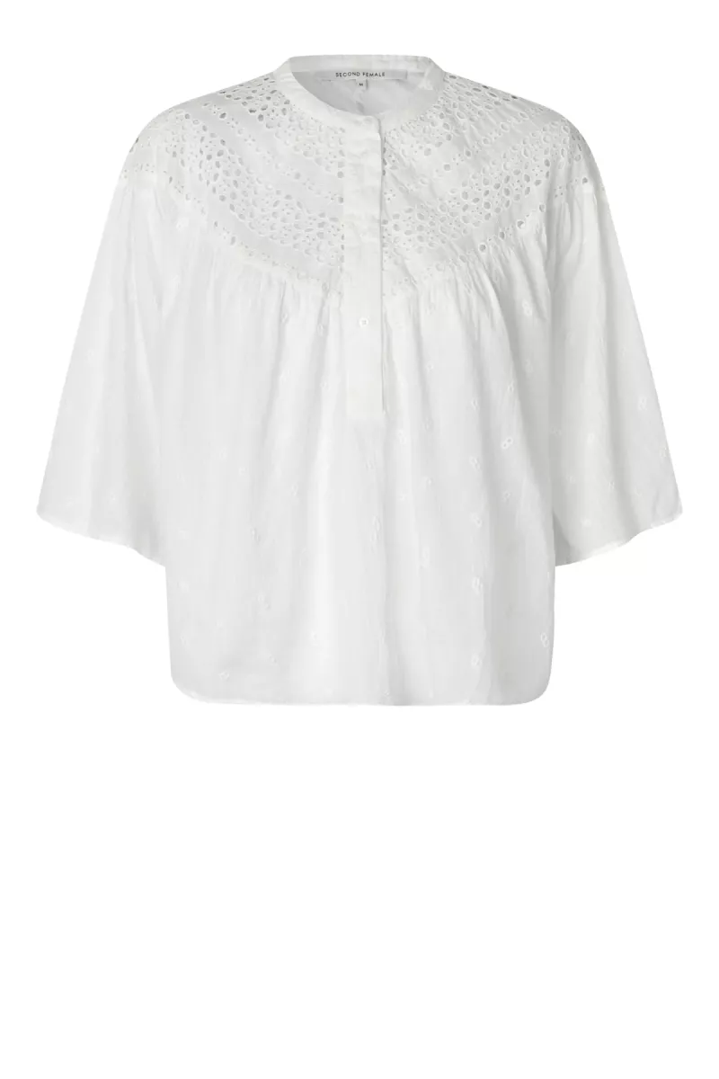 Second Female-Blouse KM-Ericae-1016 White Alyssum-WIT