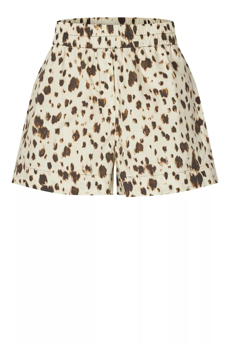 Second Female-Blouse KM-Leoni Shorts-1016 White Alyssum-BRUIN COMBINATIES