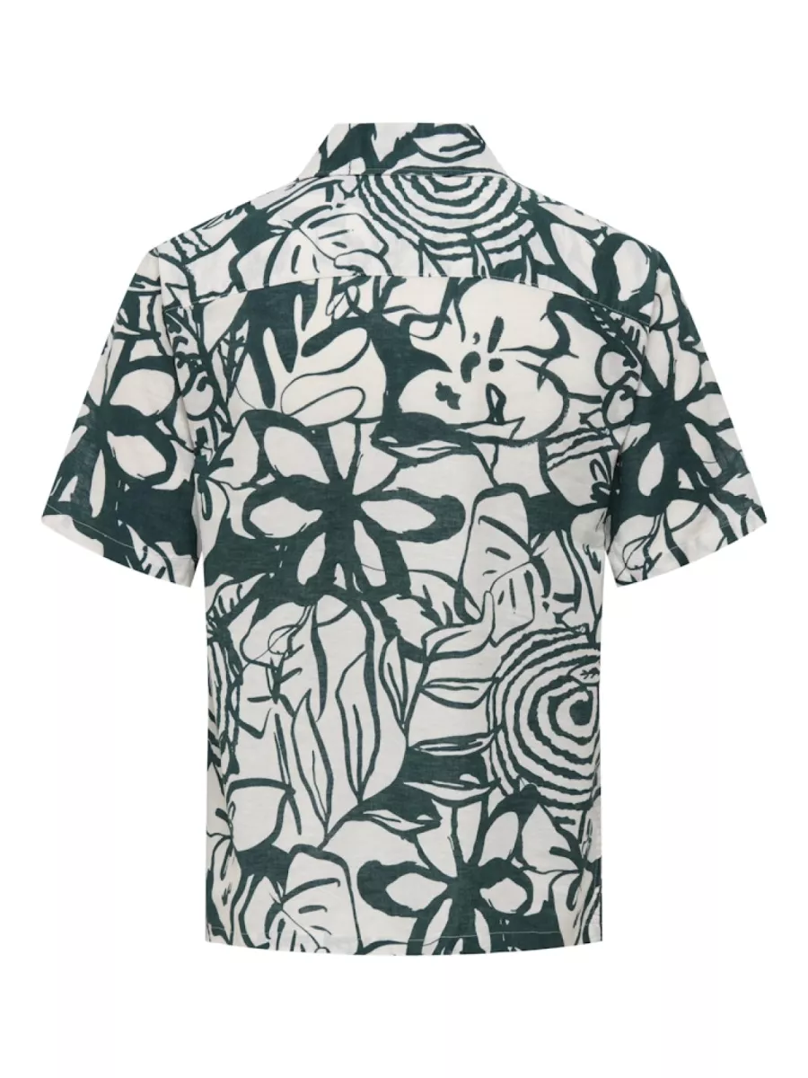 SONS-ONSCAIDEN REG FIT AOP SHIRT-22032833-Anitque white-WIT