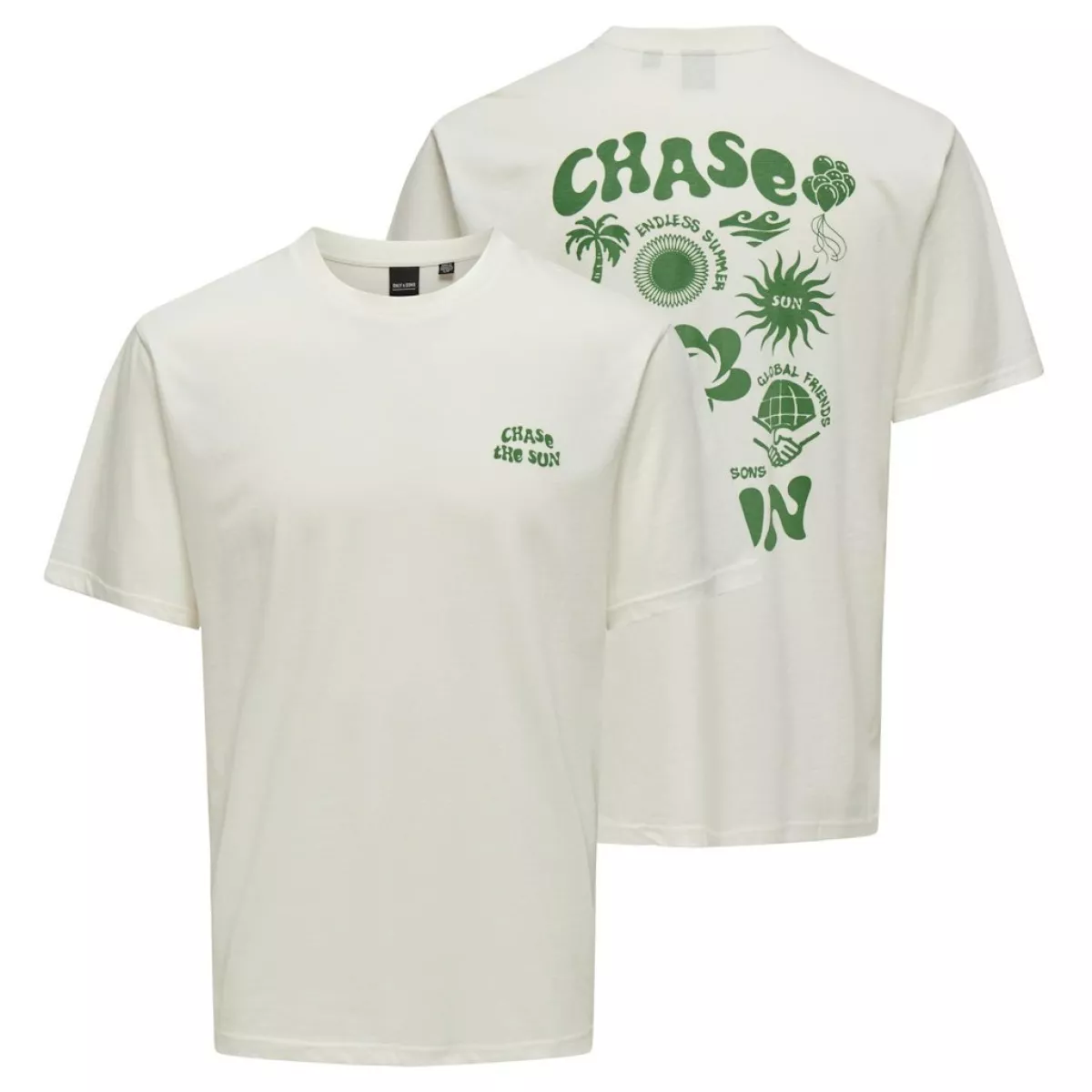 SONS-ONSMACE LIFE RLX FUNNY SS TEE-22029465-Cloud dancer-CREME