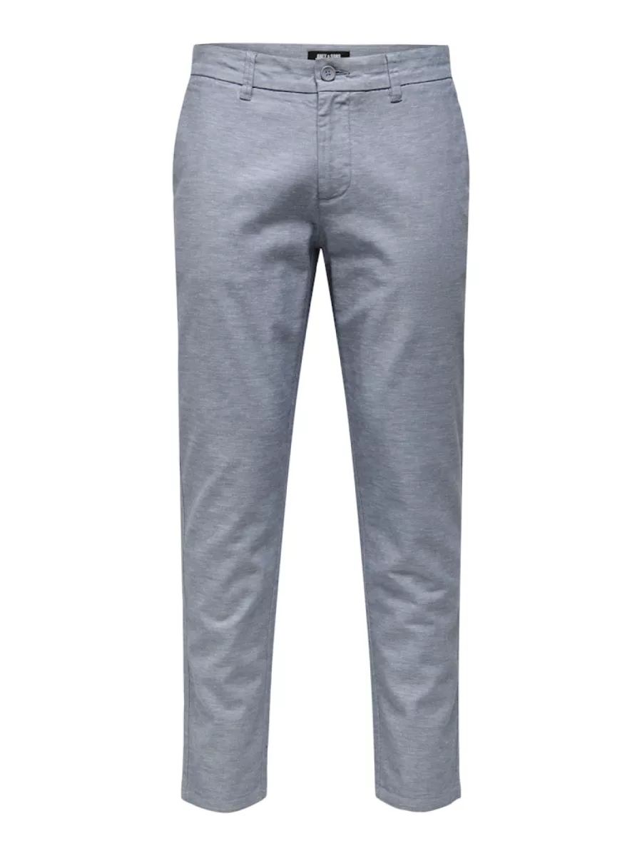 SONS-ONSMARK TAP 0011 COTTON LINEN PANT-22024937-Flint stone-STONE