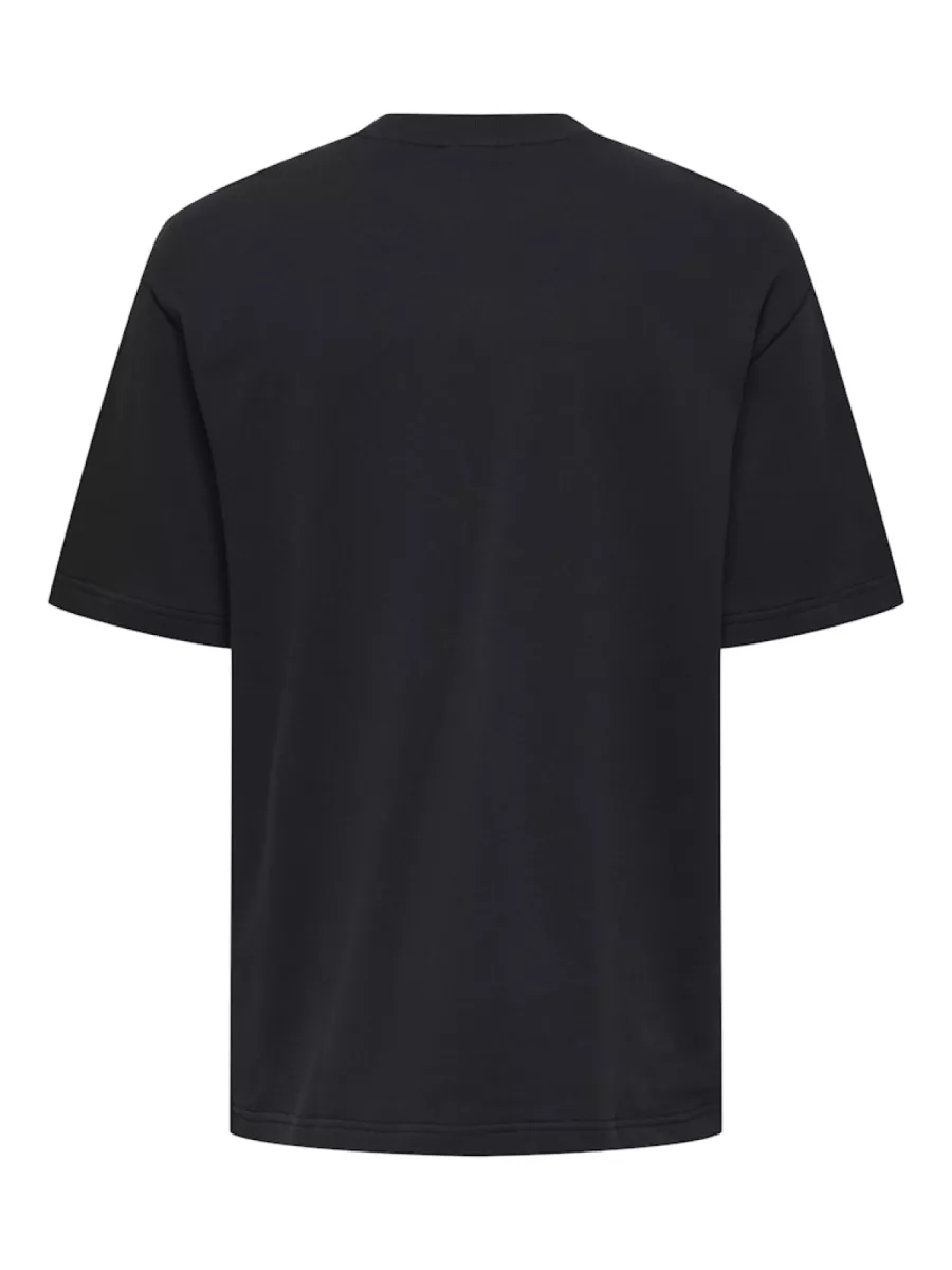SONS-ONSMOAB LIFE RLX SS TEE-22029478-Jet black-ZWART