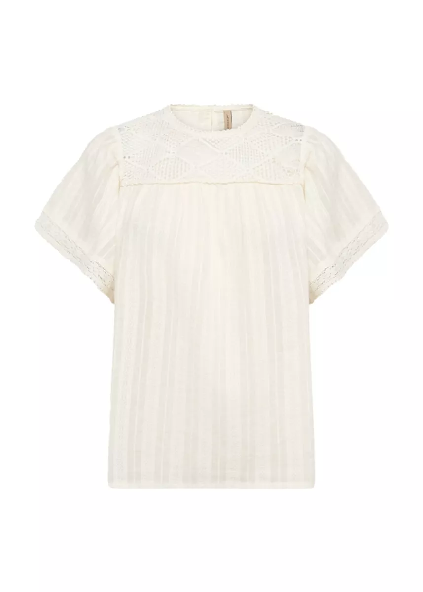 SOYA CONCEPTS-Blouse KM-Rafaella 3-1620-CREME