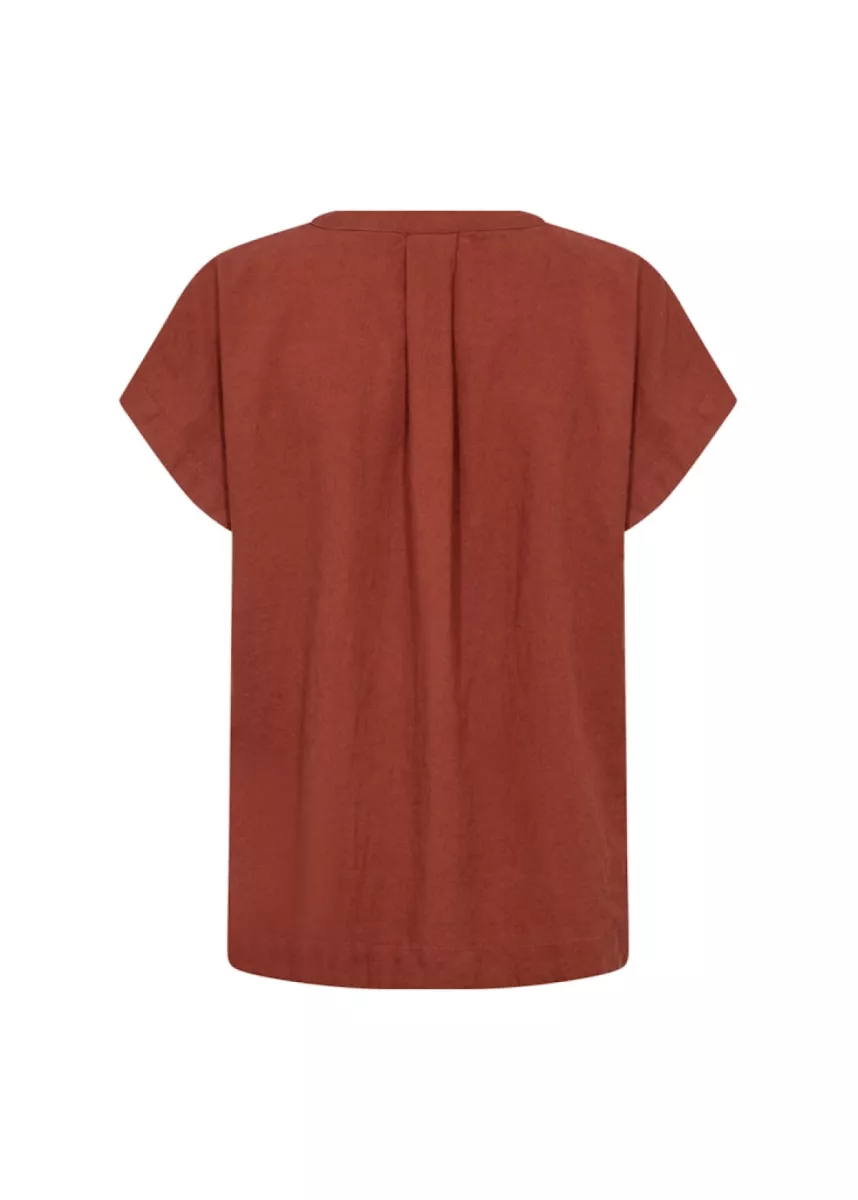 SOYA CONCEPTS-Shirt KM-Ina 67-4840-TERRA