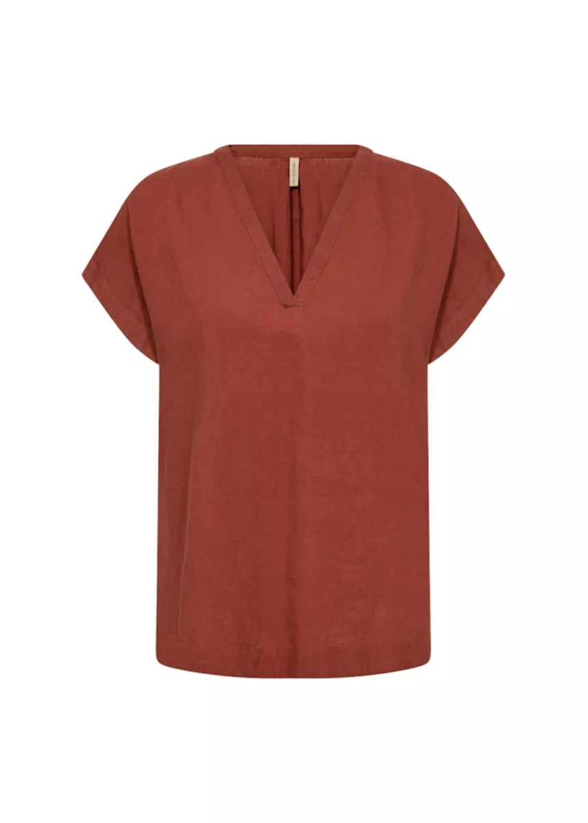 SOYA CONCEPTS-Shirt KM-Ina 67-4840-TERRA