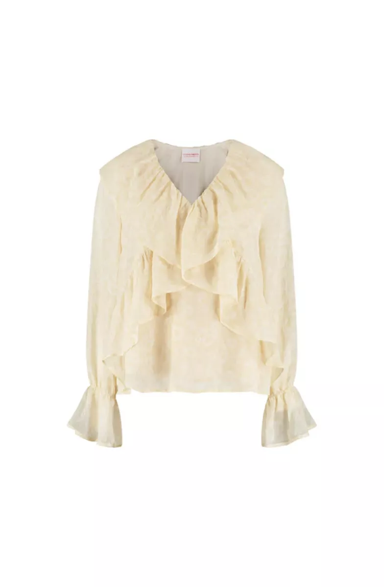 Studio Amaya-Blouse LM-Quinn-Beige-BEIGE