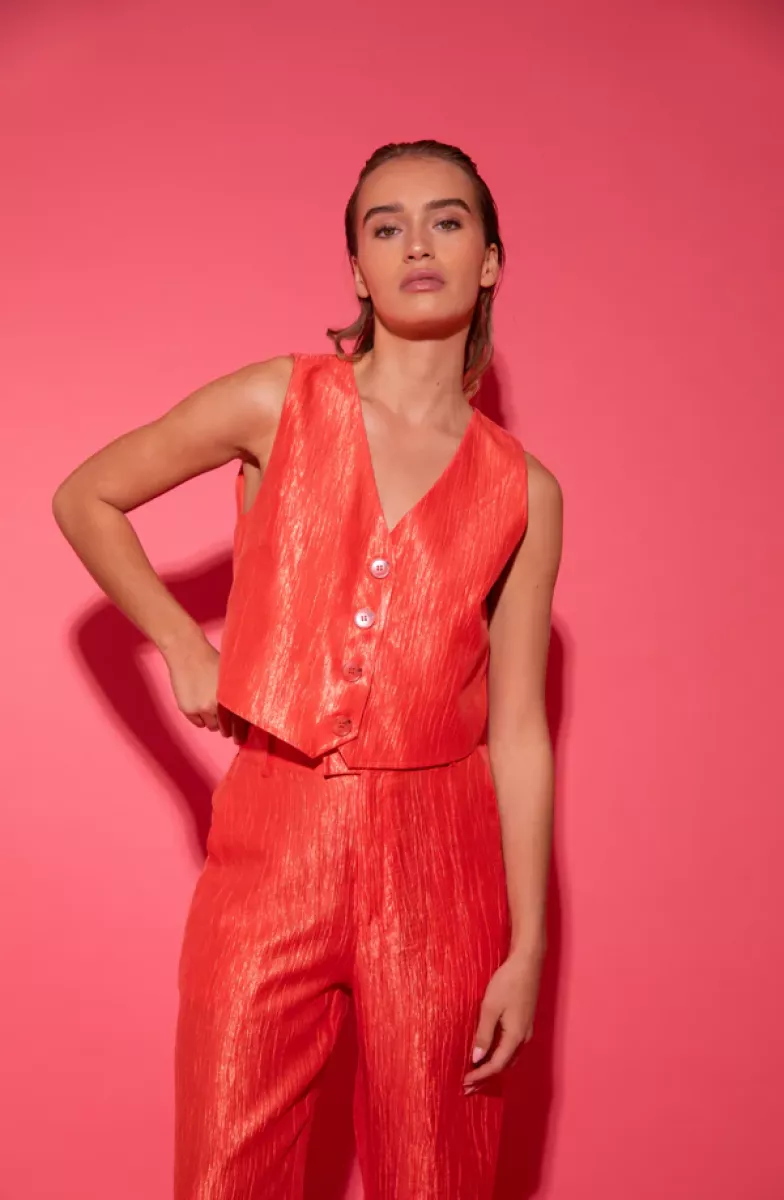 Studio Amaya-Gilet-Cilou-Dark Orange-FRAMBOOS
