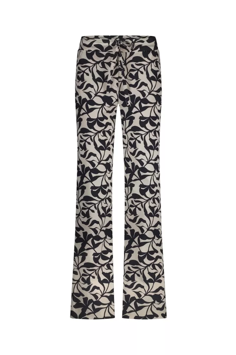 STUDIO ANNELOES-Abigail leafs trousers-12779-1469 kit/dark blue-CREME