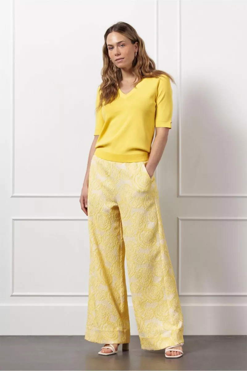 STUDIO ANNELOES-Linay pullover-12822-2000 golden yellow-GEEL