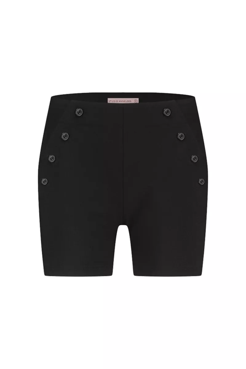 STUDIO ANNELOES-Rome short-94754-9000 Black-ZWART