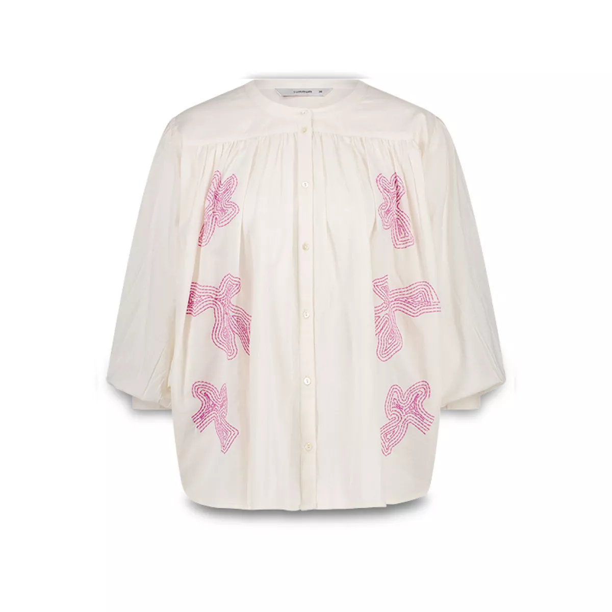 Summum-Blouse cotton voile-2s2925-11624-122 Ivory-OFF WHITE