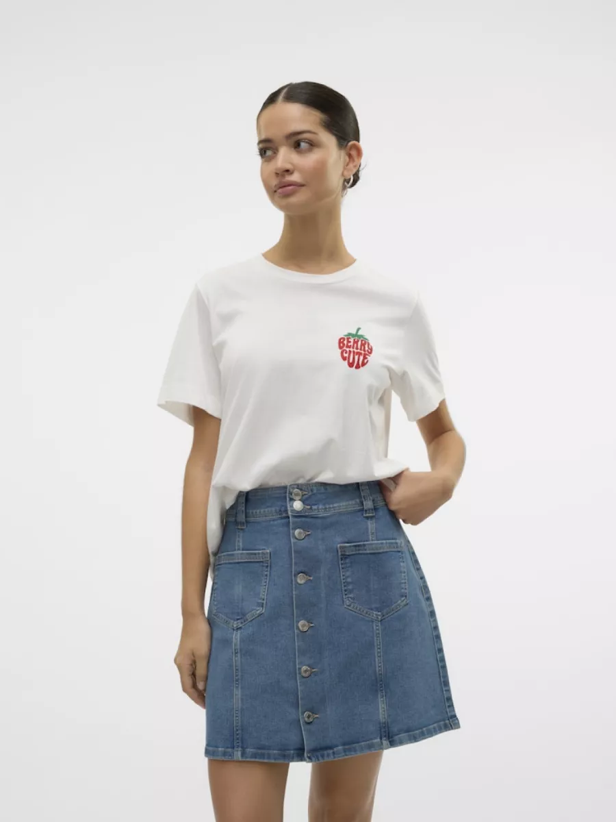 VERO MODA-VMBERTA METTE SS TOP BOX JRS-10328168-Strawberry-OFF WHITE