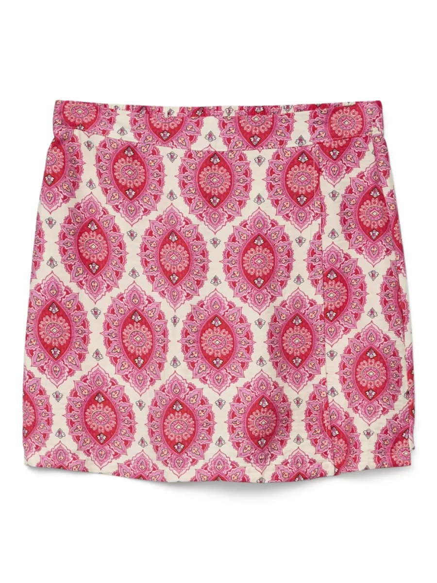 VERO MODA-VMEVELI SKORT WVN LCS GA-10333811-Birch-ROSE COMBINATIES