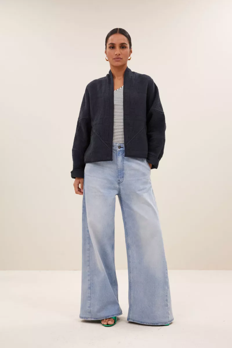 By-bar-Flora Jacket-25519023-856 Midnight-NAVY