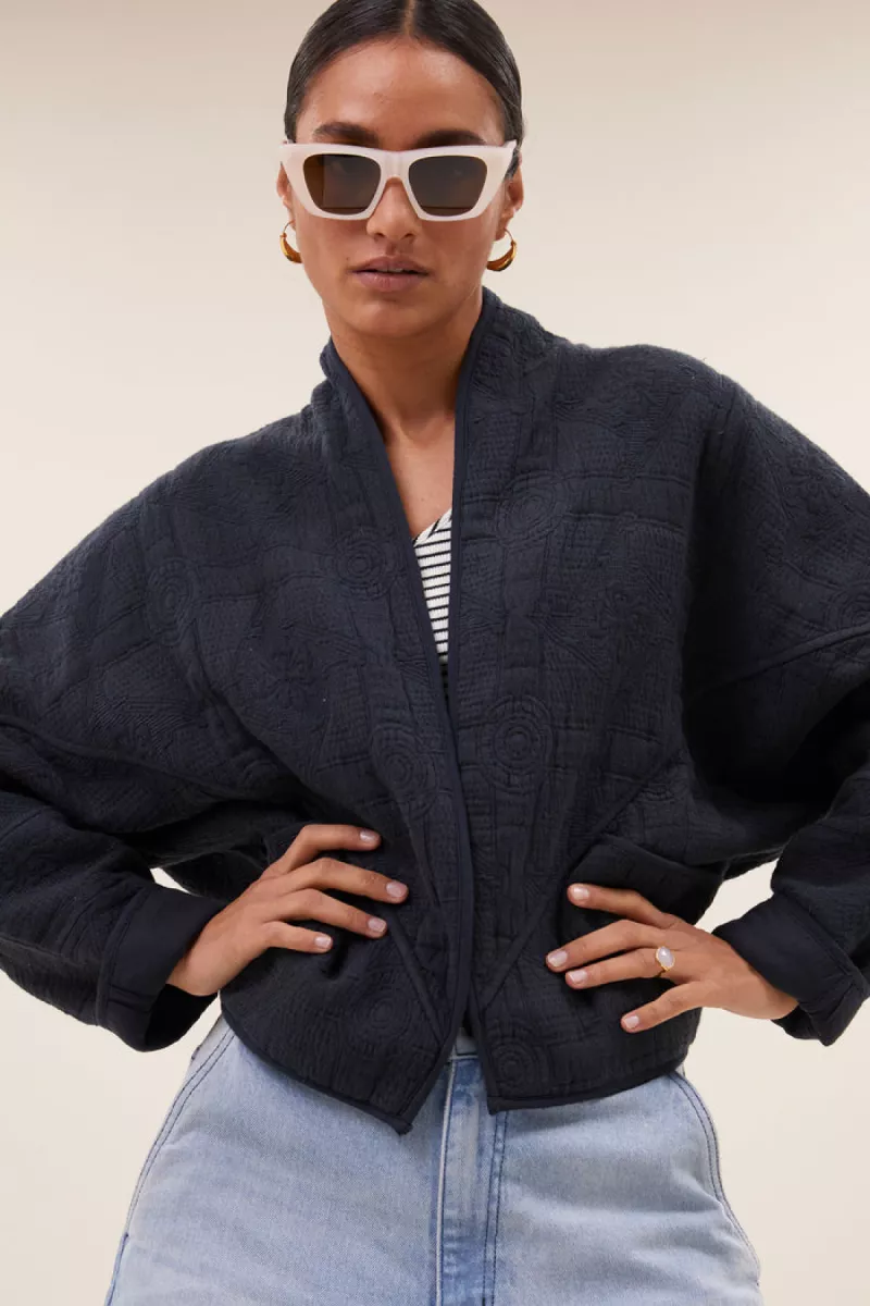 By-bar-Flora Jacket-25519023-856 Midnight-NAVY