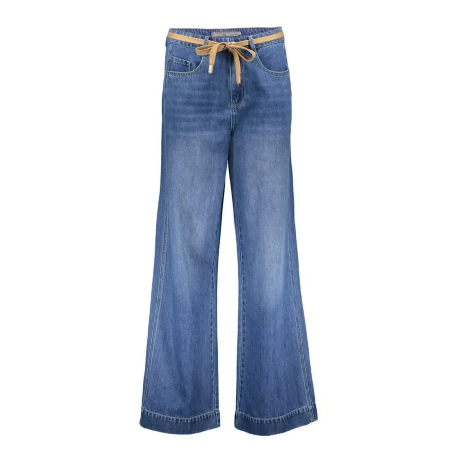GEISHA-Jeans wide seams-51003-10-811 Stonewash denim-DENIM