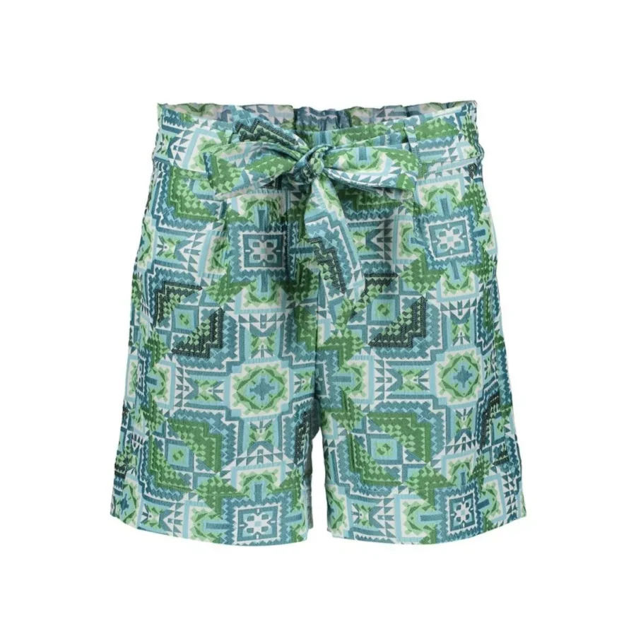 GEISHA-Short-51404-20-625 Blue green-BLAUW