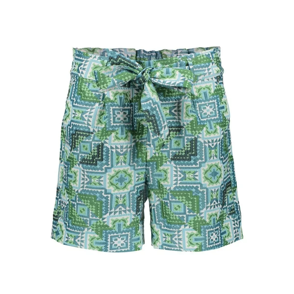 GEISHA-Short-51404-20-625 Blue green-BLAUW