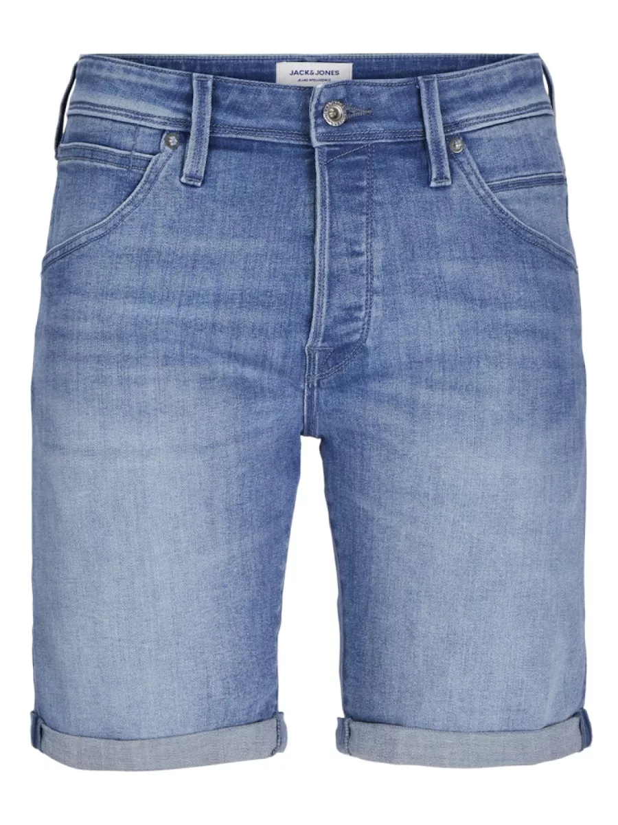 JACK & JONES-JJIRICK JJFOX SHORTS CB 310 SN-12269608-Blue denim 318-BLUE