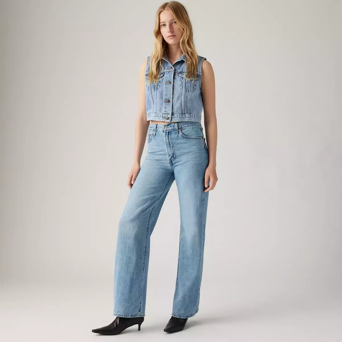 LEVI STRAUSS-Ribcage Wide Leg H223 Far and Wide-A6081-0002-JEANS