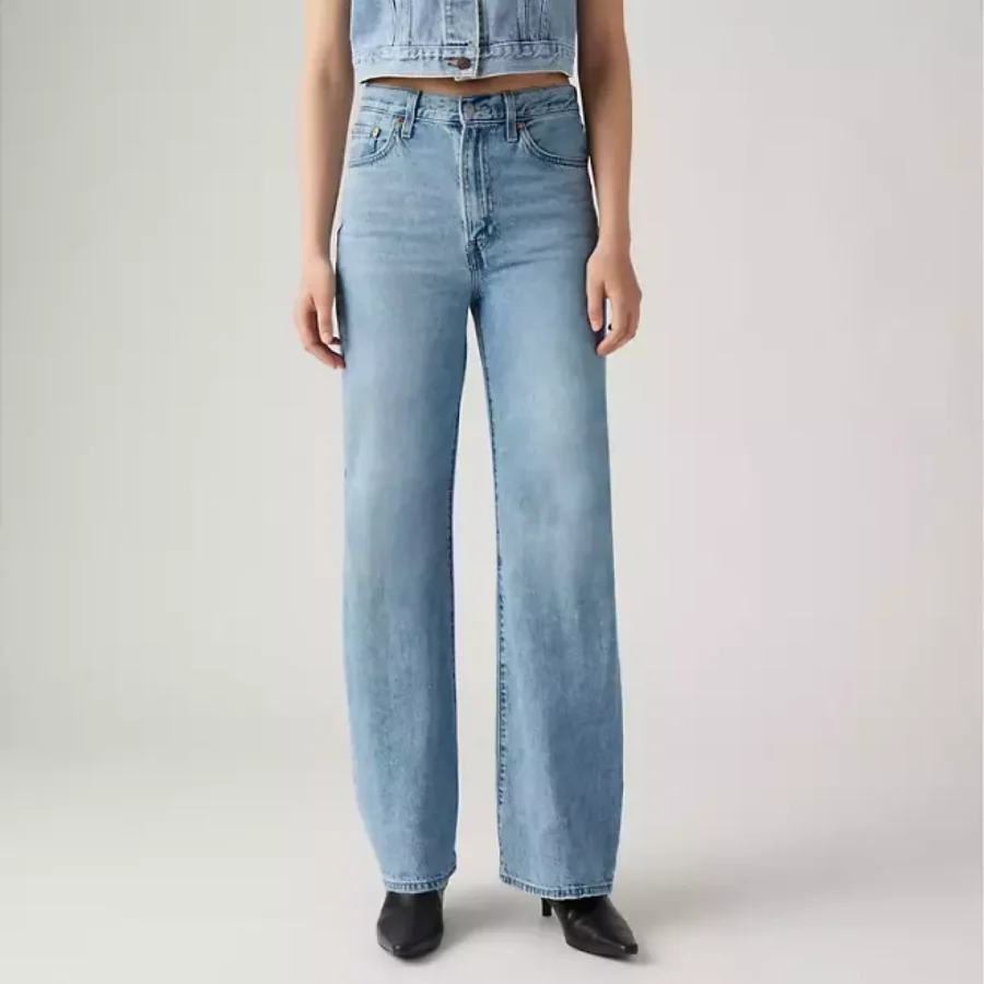 LEVI STRAUSS-Ribcage Wide Leg H223 Far and Wide-A6081-0002-JEANS
