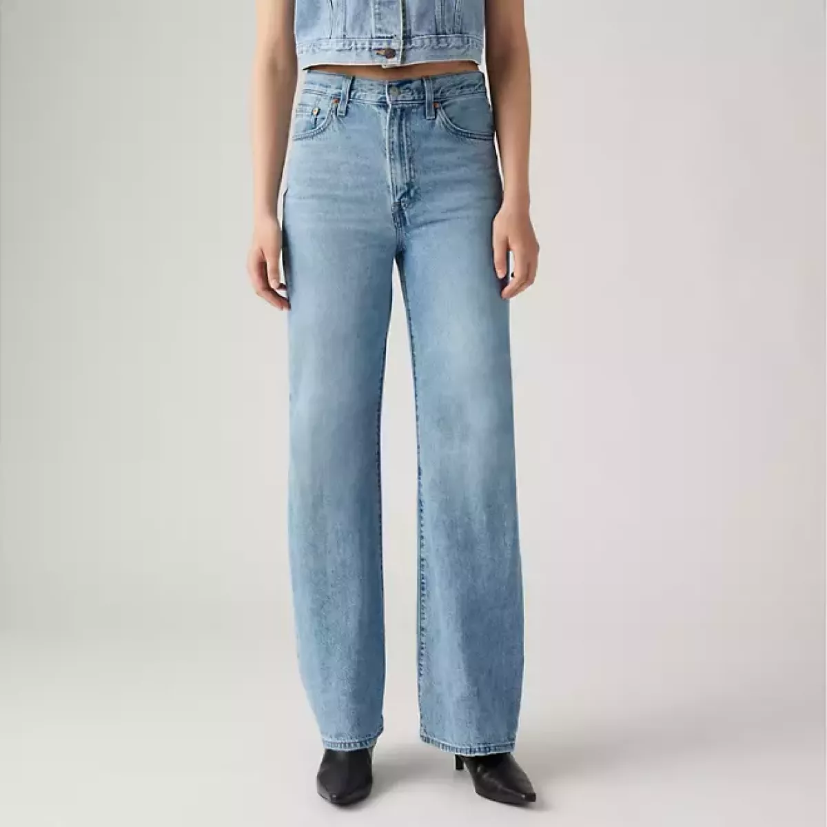 LEVI STRAUSS-Ribcage Wide Leg H223 Far and Wide-A6081-0002-JEANS