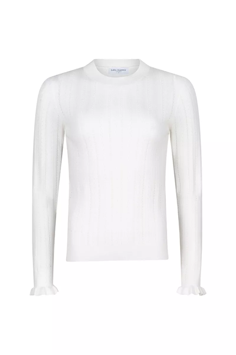 LOFTY MANNER-Shirt LM-PA11. Seleny.out-White-WIT