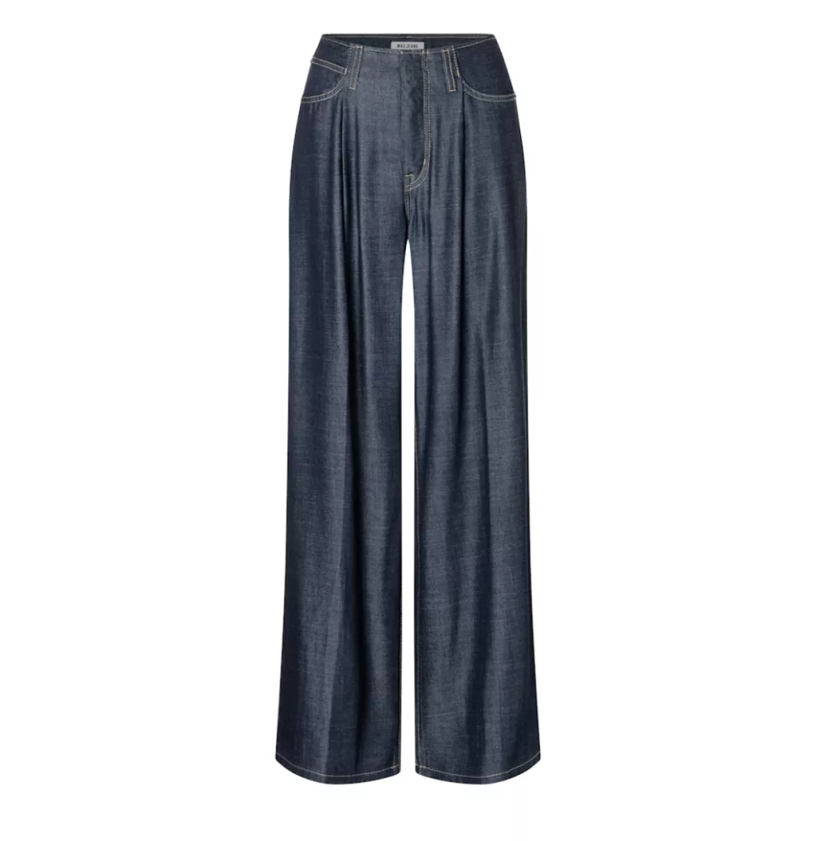MAC-NAILA; 4; Trousers MAC Ladies-0227522990-D683 Fashion rinsed-DONKER DENIM