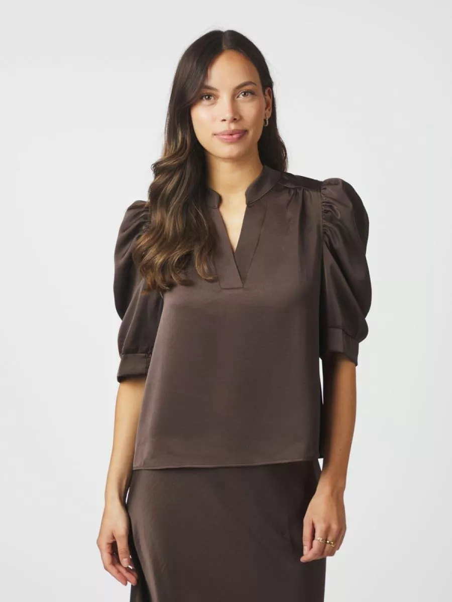 Neo Noir-Roella Heavy Sateen-162590-676 Dark Brown-DONKER BRUIN