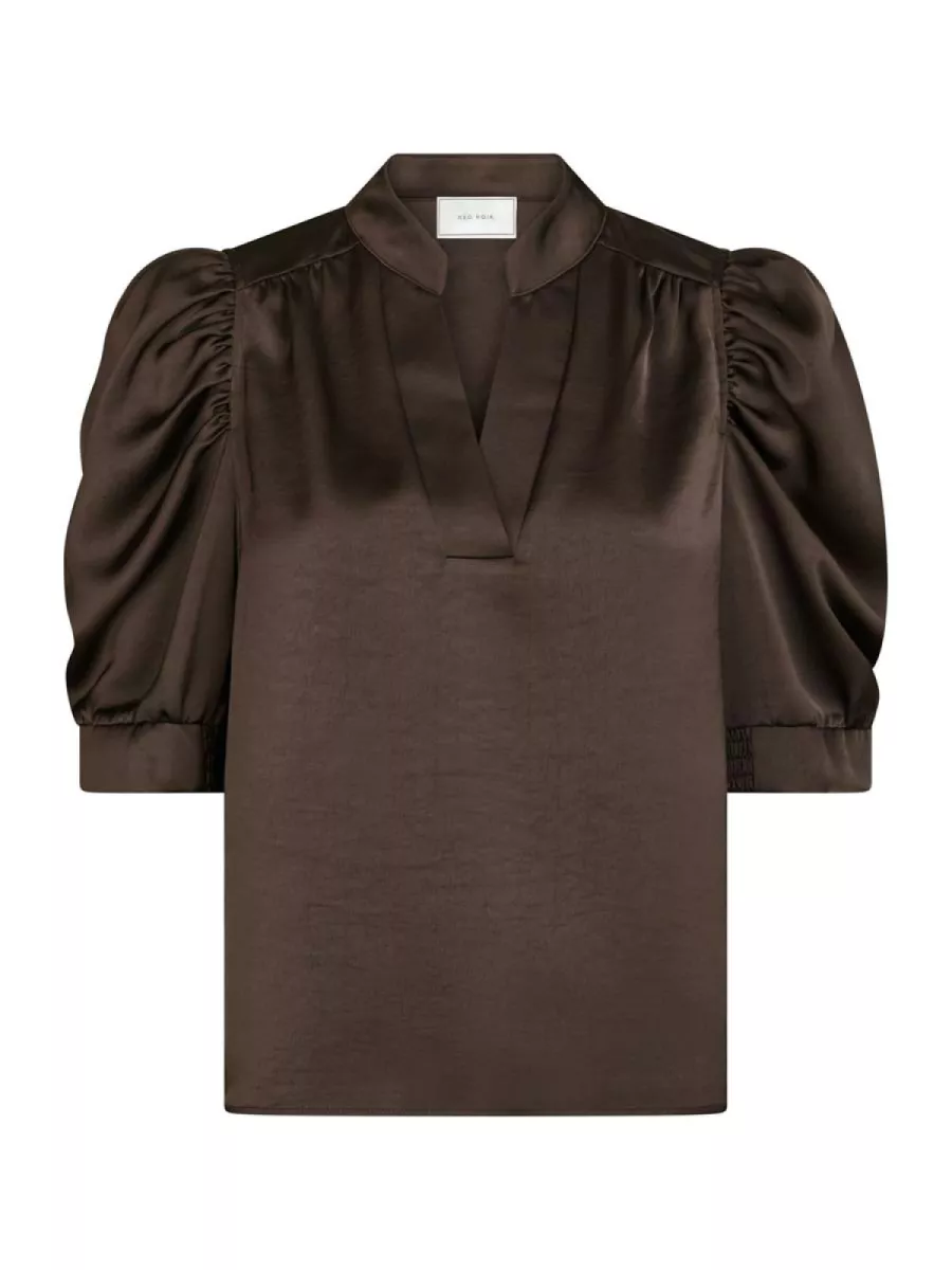 Neo Noir-Roella Heavy Sateen-162590-676 Dark Brown-DONKER BRUIN