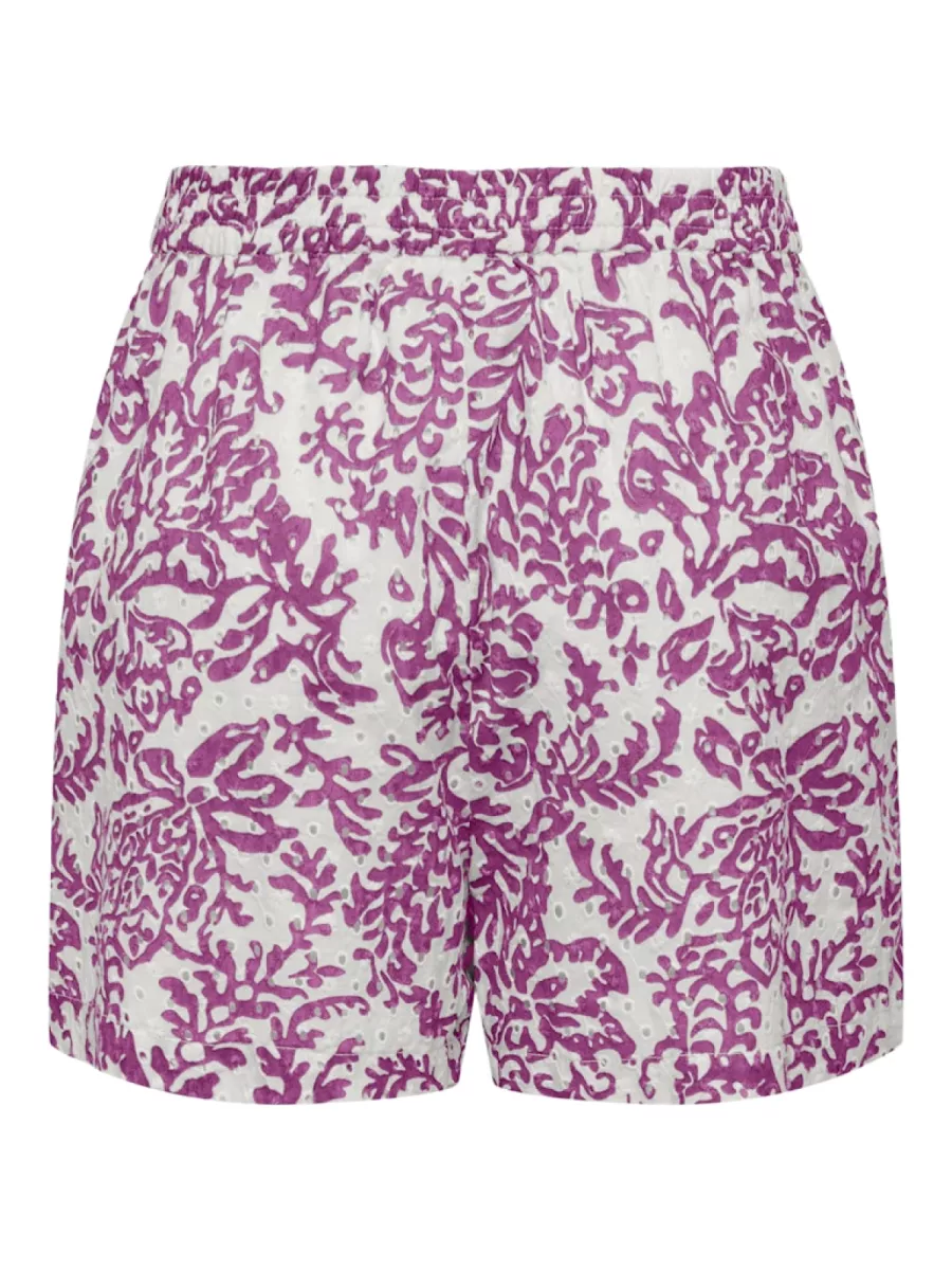 ONLY-ONLKELLY CHANEE EMB SHORTS WVN-15350013-Spring Crocus-ROSE COMBINATIES