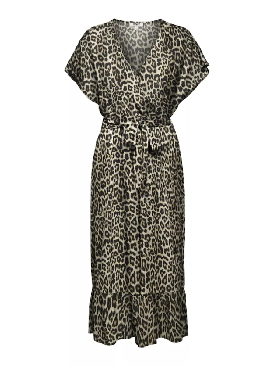 ONLY-ONLZILLA ADELE LIFE SS LONG DRESS W-15357778-Black-BLACK