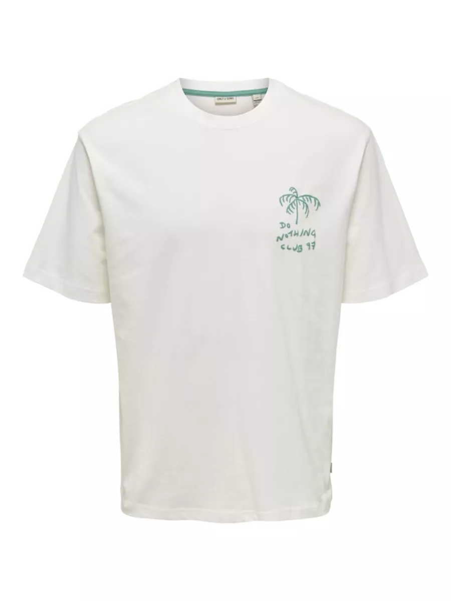 ONLY-ONSMILO SKETCH RLX COAST SS TEE CS-22035271-Cloud dancer do nothing cloud-WIT