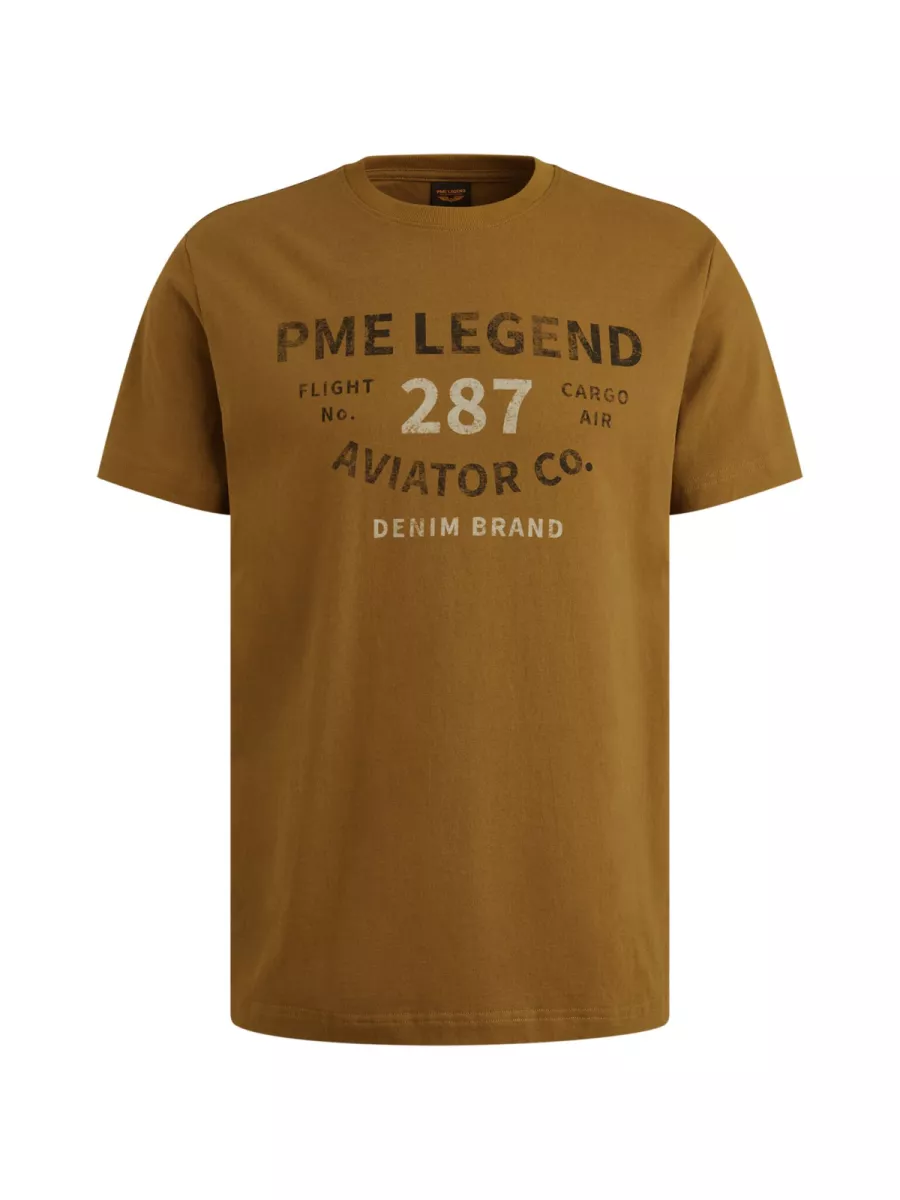 PME LEGEND-Short sleeve r-neck open end jerse-PTSS2506552-8187-BRUIN