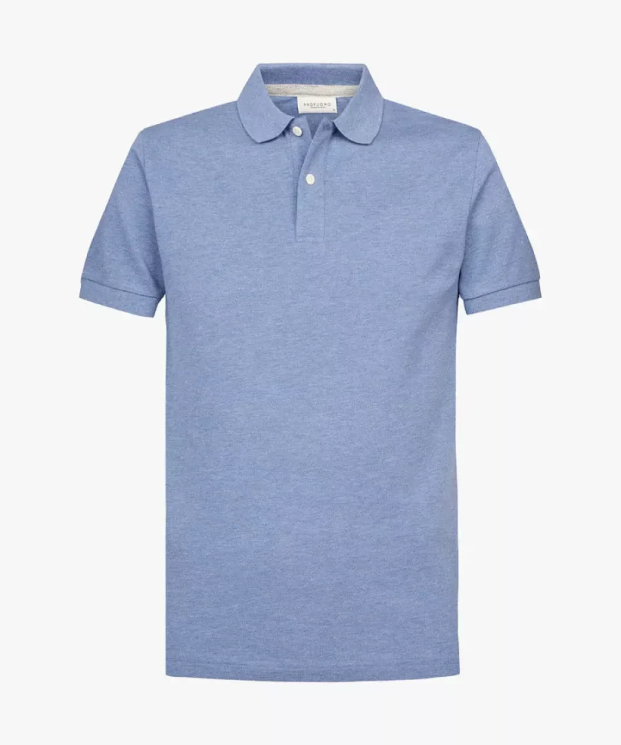 Profuomo-Polo ss-PPWD10019O-M blue-BLAUW