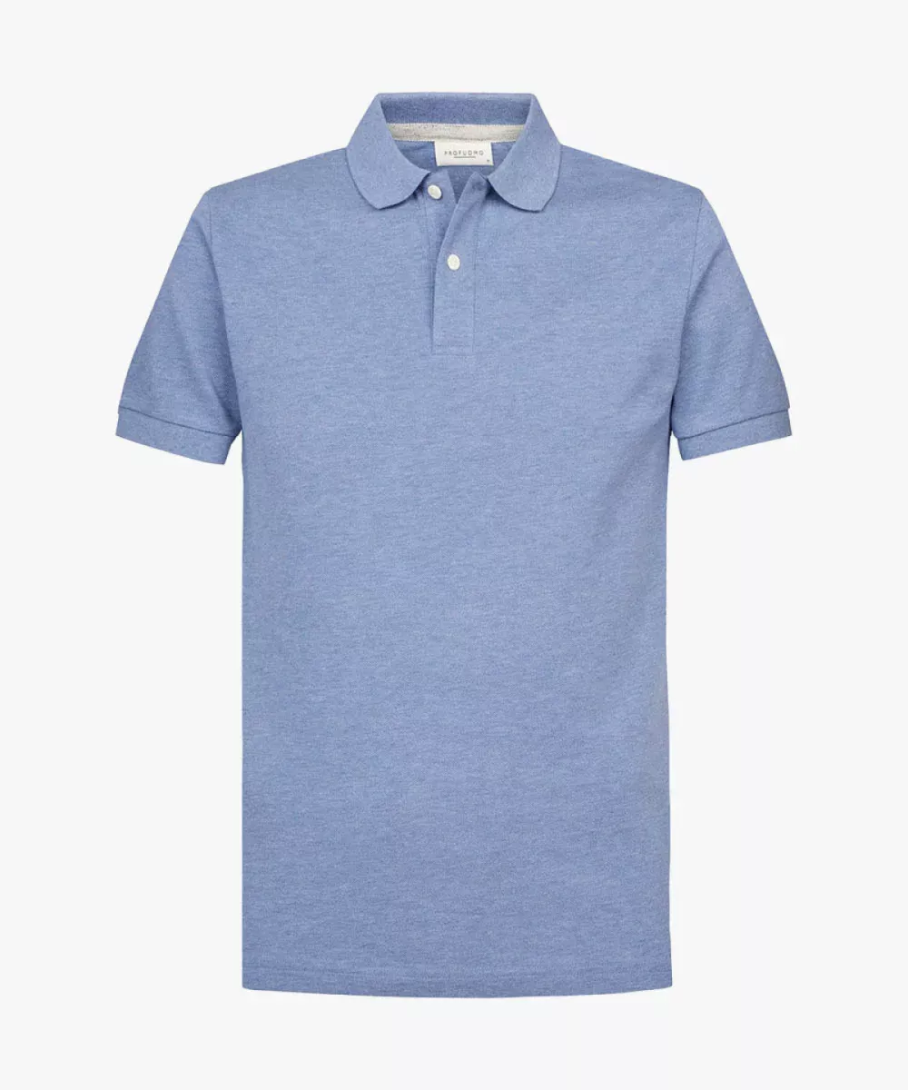 Profuomo-Polo ss-PPWD10019O-M blue-BLAUW