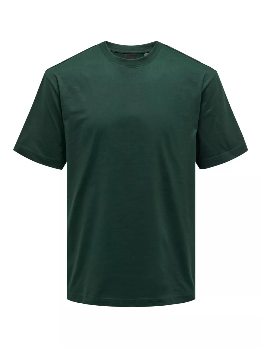 SONS-ONSFRED LIFE RLX SS TEE NOOS-22022532-Darkest spruce-GROEN