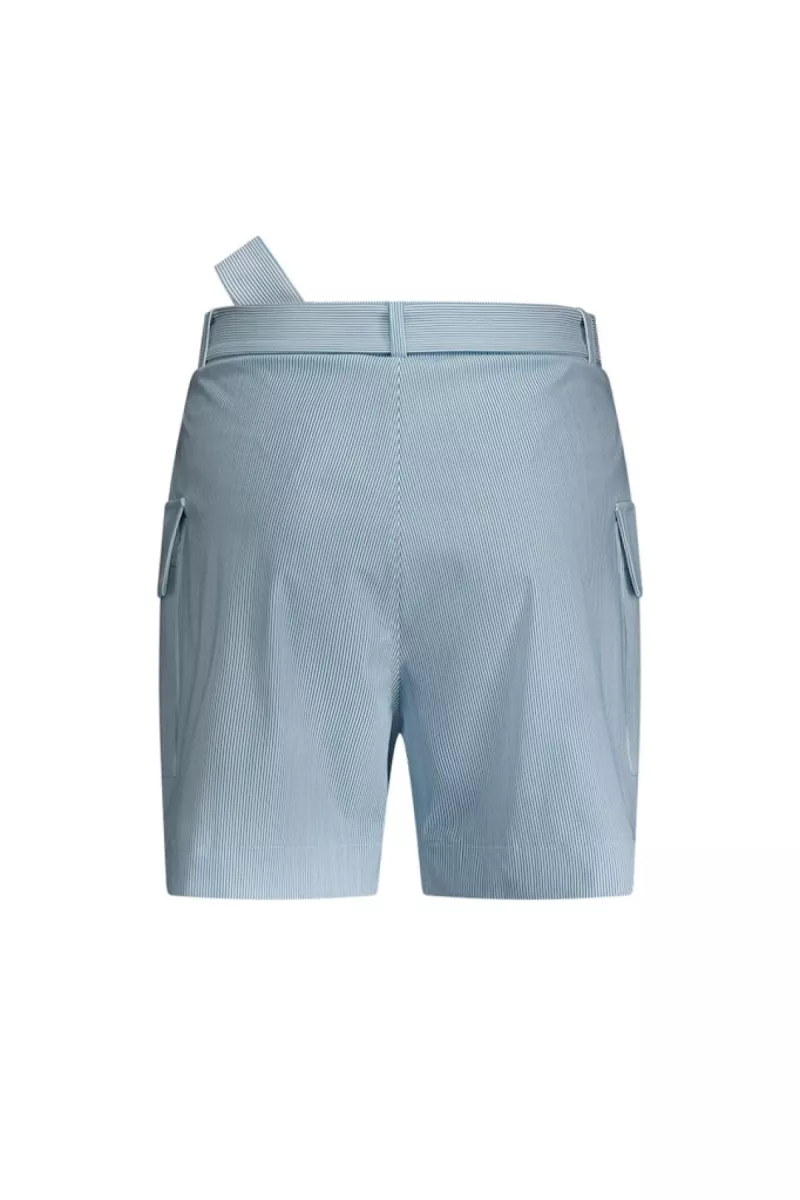 STUDIO ANNELOES-Jolie stripe cargo shorts-12905-1160 off white/midblue-OFF WHITE