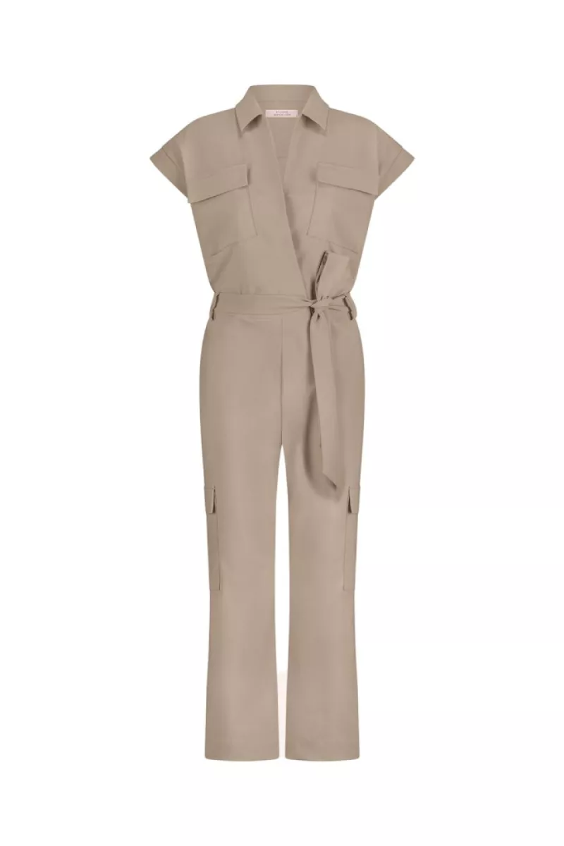 STUDIO ANNELOES-Nancy cargo jumpsuit-12858-2200 latte-BRUIN