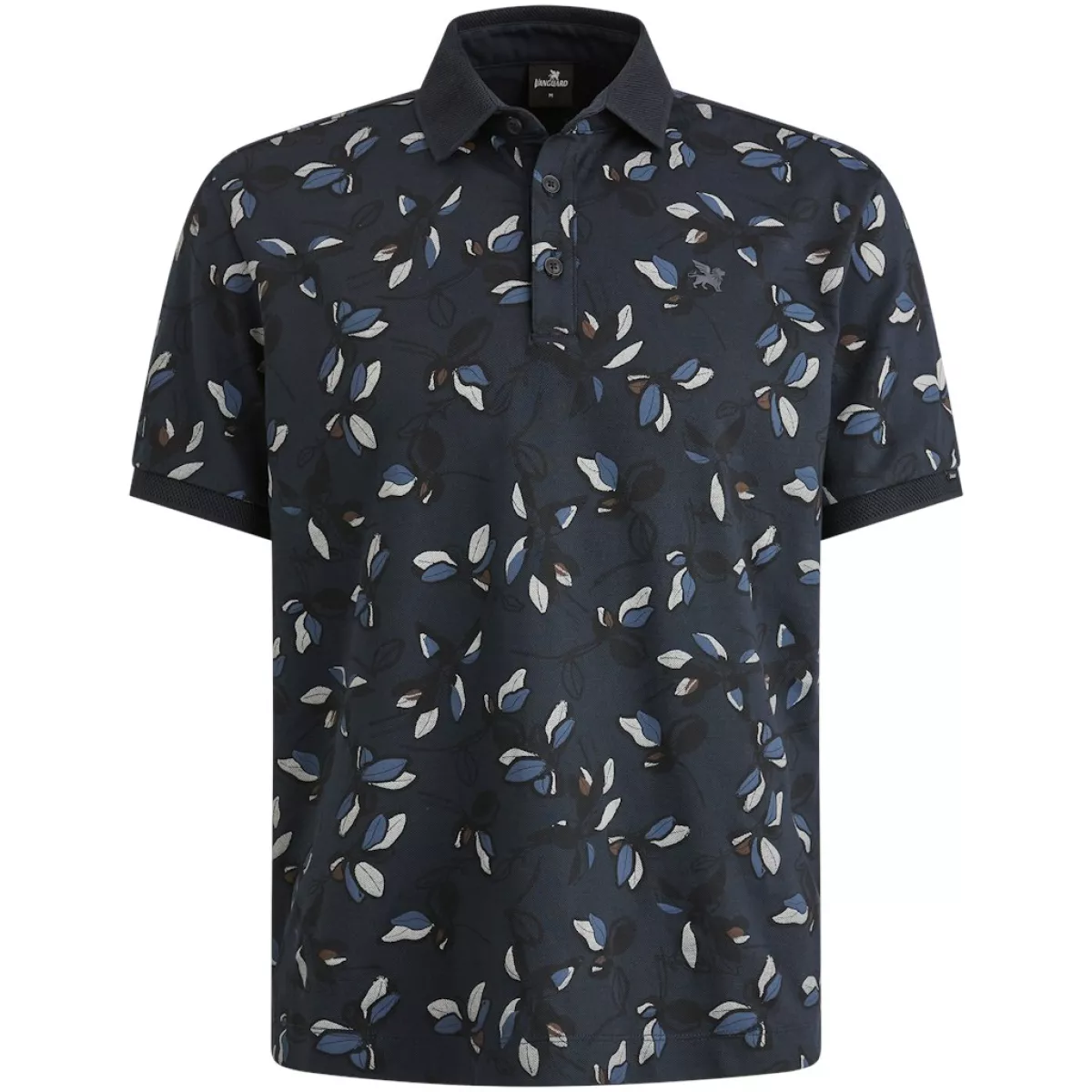 Vanguard-Short sleeve polo stretch pique bl-VPSS2505881-5281 Salute-BLUE