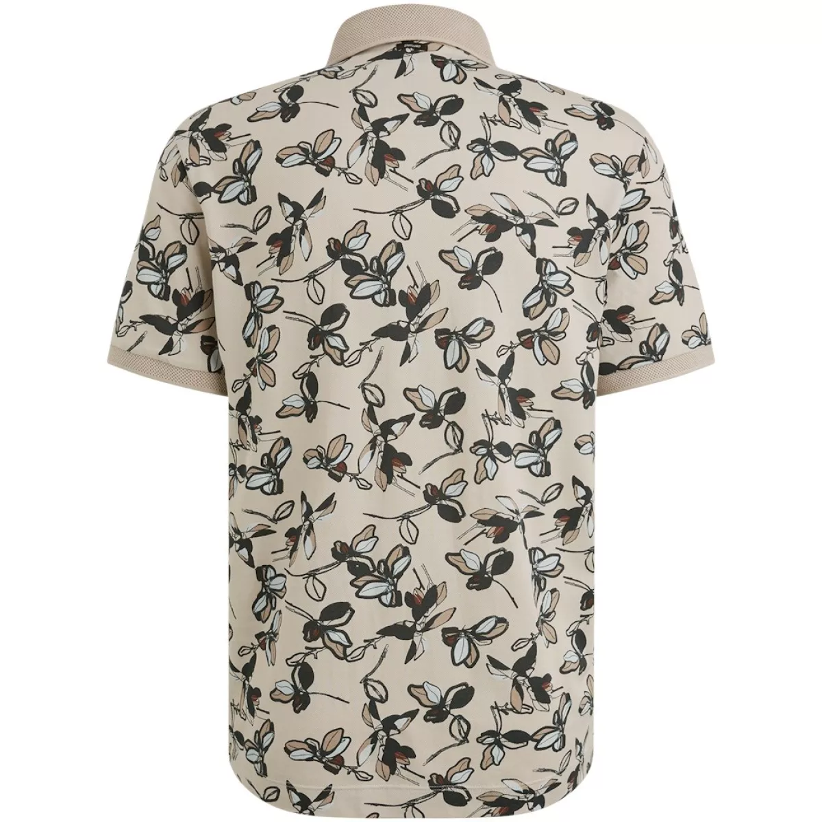 Vanguard-Short sleeve polo stretch pique bl-VPSS2505881-7074 Silver lining-BEIGE