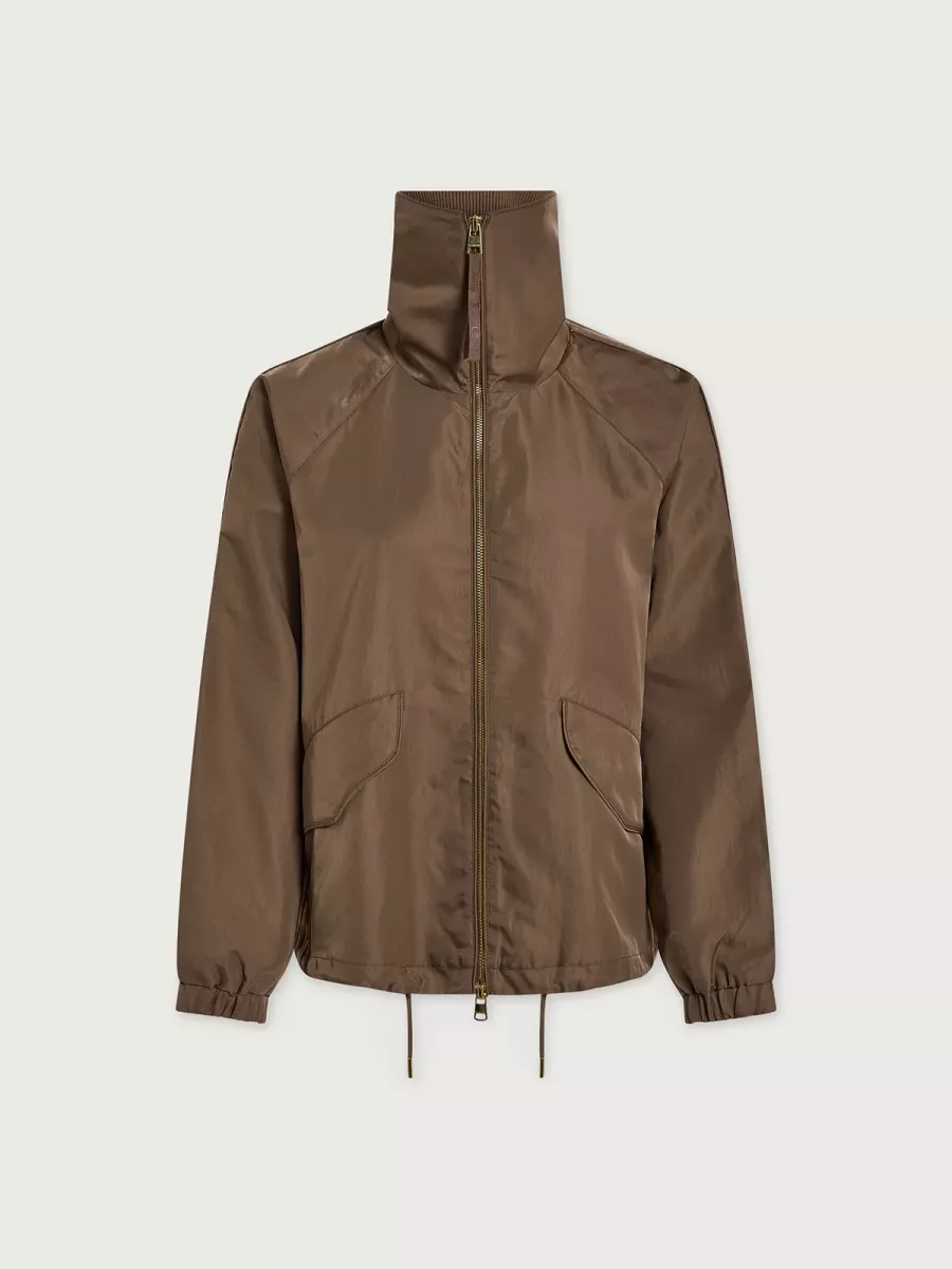 Varley-Morven blouson jacket-VAR02442-Taupe stone-TAUPE