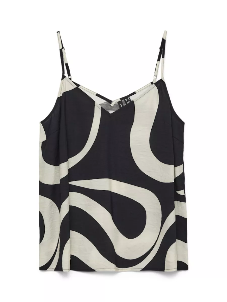VERO MODA-VMLEA SINGLET TOP WVN EXP GA-10321790-Birch-CREME